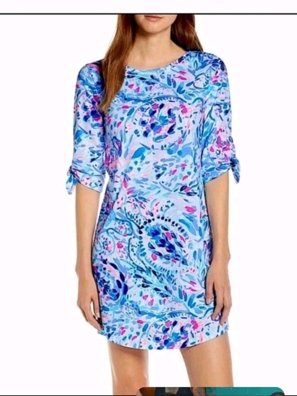 LILLY PULITZER womens S Preston Tie Sleeve DRESS  Nwot